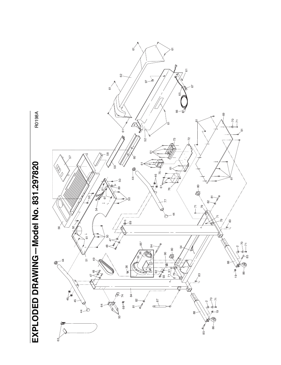 R0198a | Healthrider 831.297820 S User Manual | Page 18 / 19