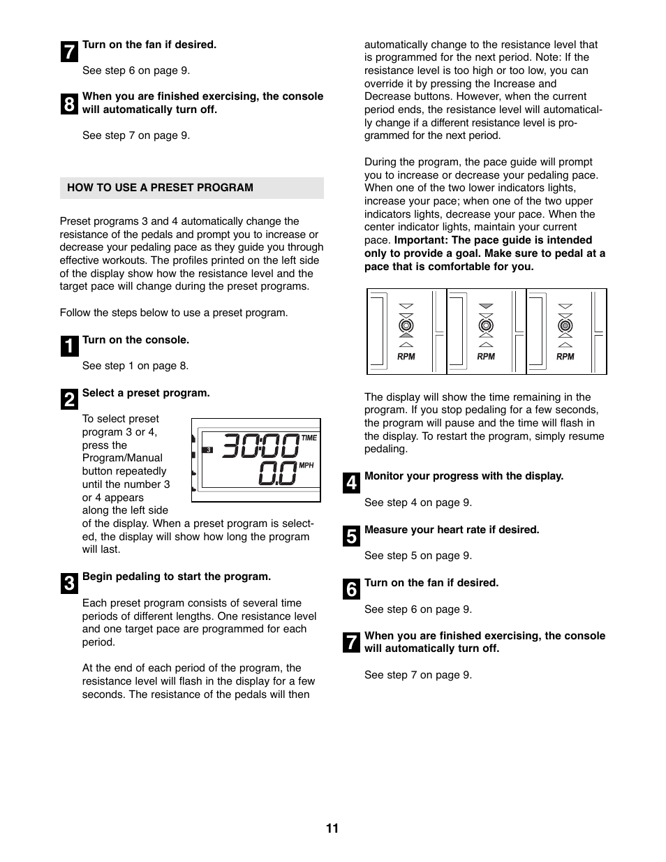 Healthrider N35 HREX2076.99 User Manual | Page 11 / 16