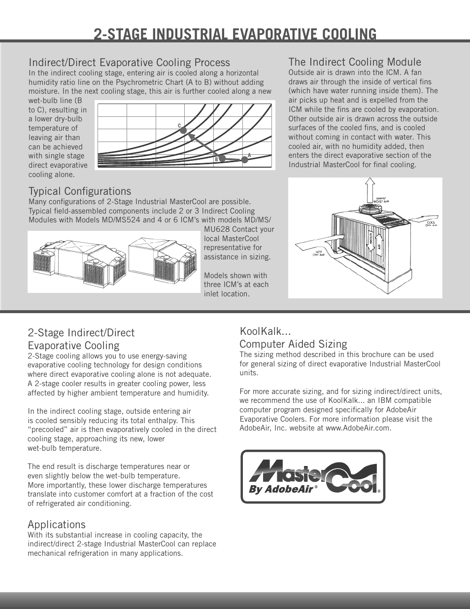 Stage industrial evaporative cooling | AdobeAir MD628 User Manual | Page 3 / 8