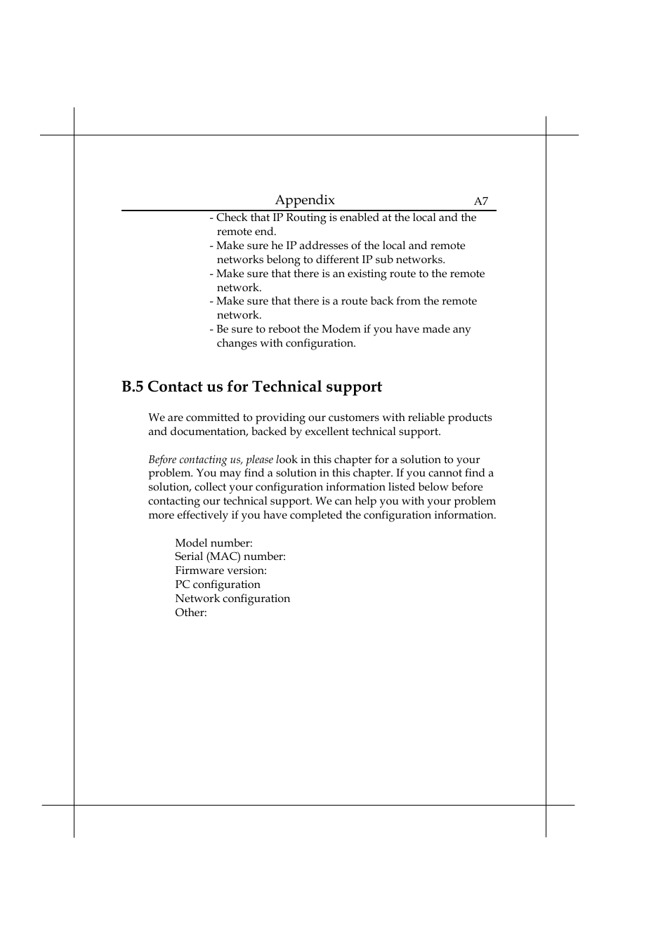 B.5 contact us for technical support | Heritage Kayaks Heritage Series User Manual | Page 154 / 164