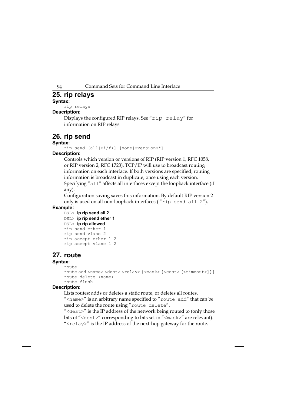 Rip relays, Rip send, Route | Heritage Kayaks Heritage Series User Manual | Page 99 / 164