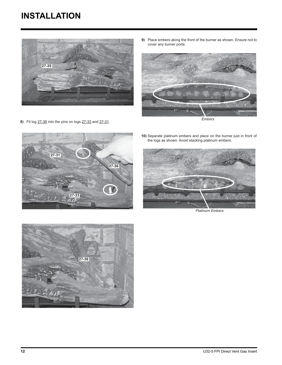 Installation | Hampton Direct U32 User Manual | Page 12 / 40