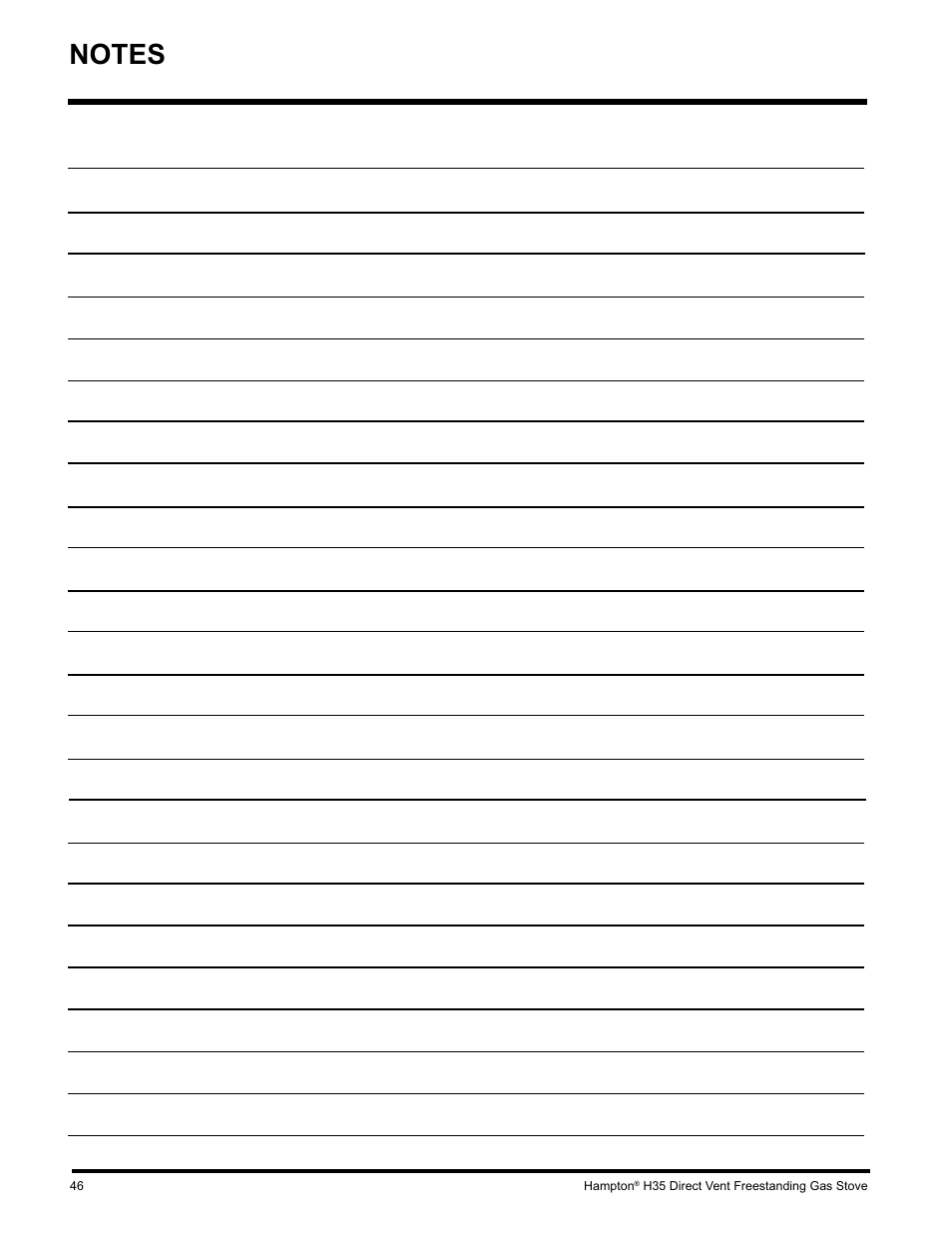 Hampton Direct H35-NG1 User Manual | Page 46 / 48