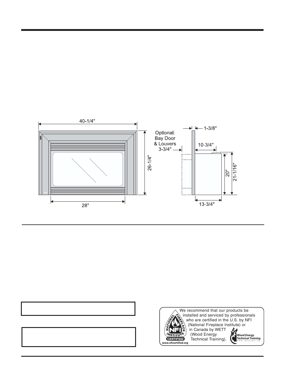Fpi gas insert | Hampton Direct U32-LP2 User Manual | Page 2 / 28