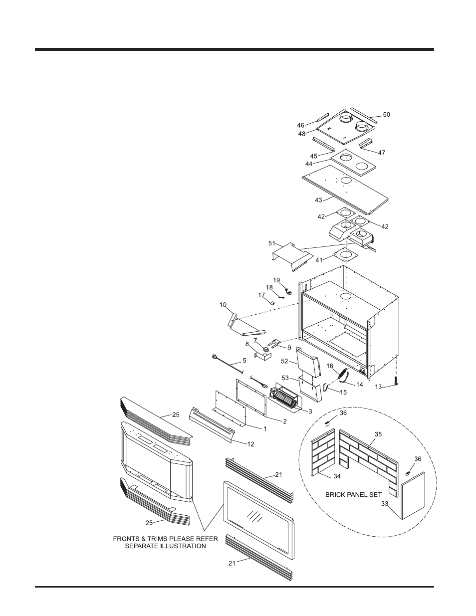 Parts list, Main assembly | Hampton Direct U32-LP2 User Manual | Page 22 / 28