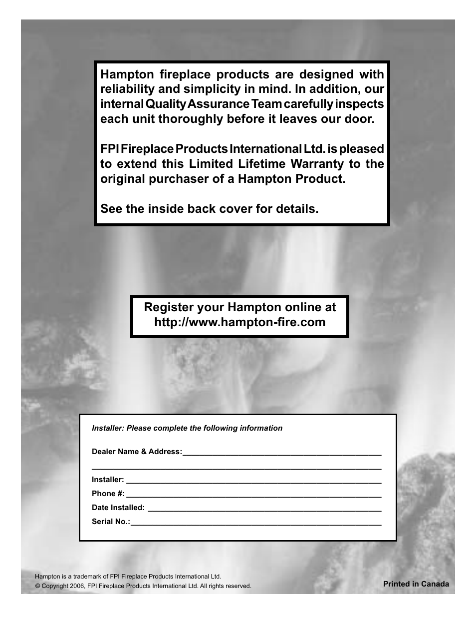 Hampton Direct H300 User Manual | Page 32 / 32