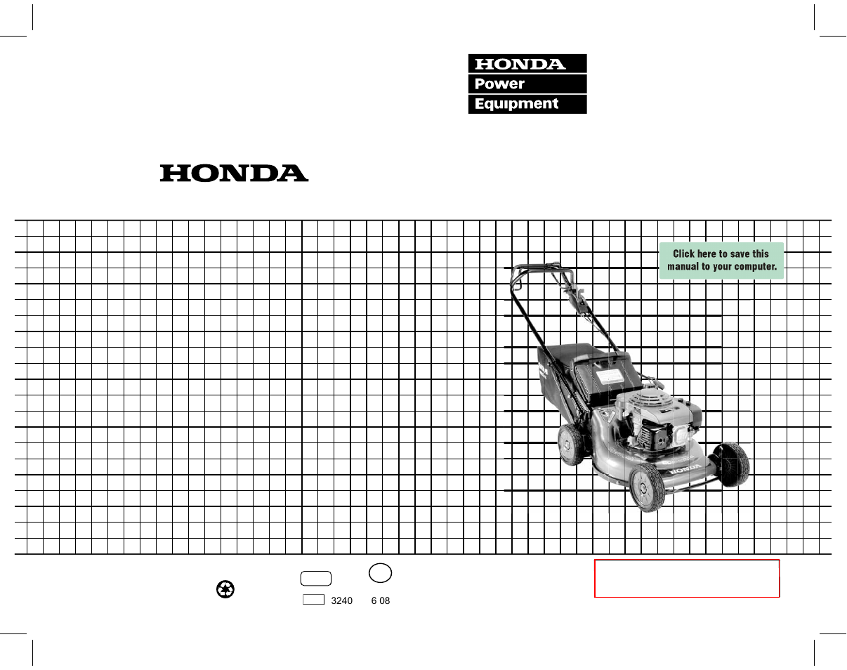 HONDA HRC216HXA User Manual | 84 pages