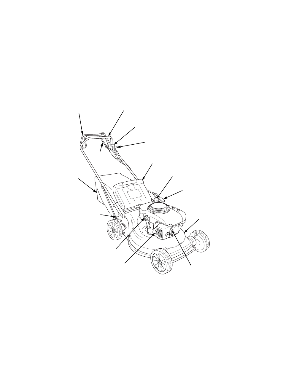 Controls & features, Component & control locations | HONDA HRC216HXA User Manual | Page 10 / 84