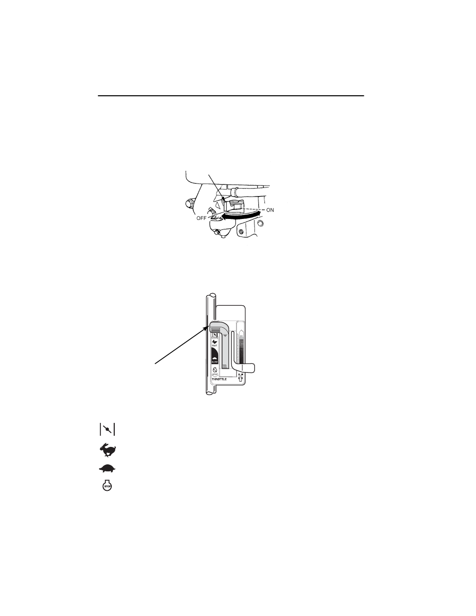 Description of controls, Fuel valve, Throttle lever | Controls & features 10 | HONDA HRC216HXA User Manual | Page 12 / 84