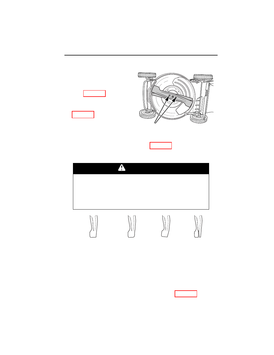 Blades, Inspection, Warning | Servicing your lawn mower 31 | HONDA HRC216HXA User Manual | Page 33 / 84