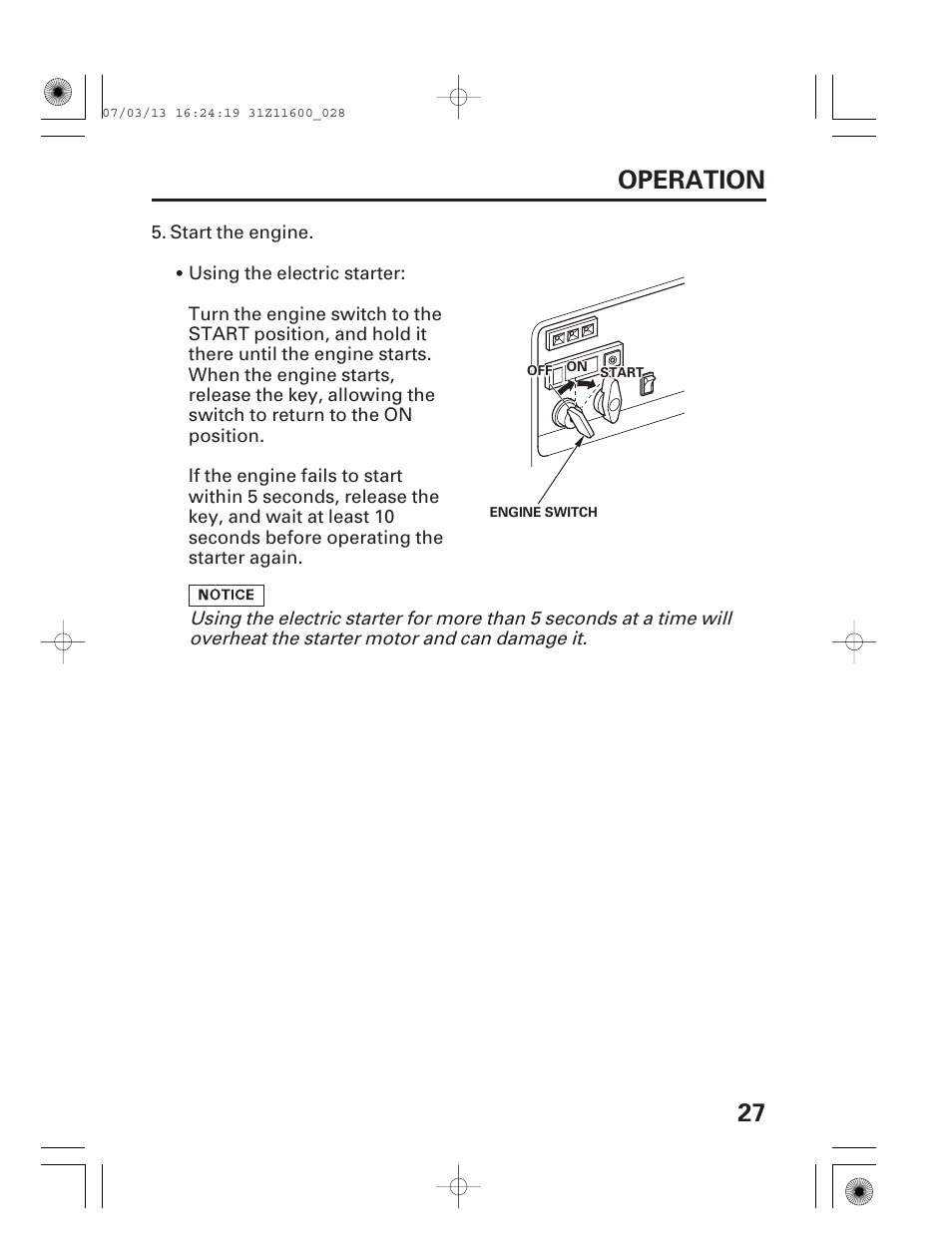 27 operation | HONDA EM6500is User Manual | Page 29 / 100