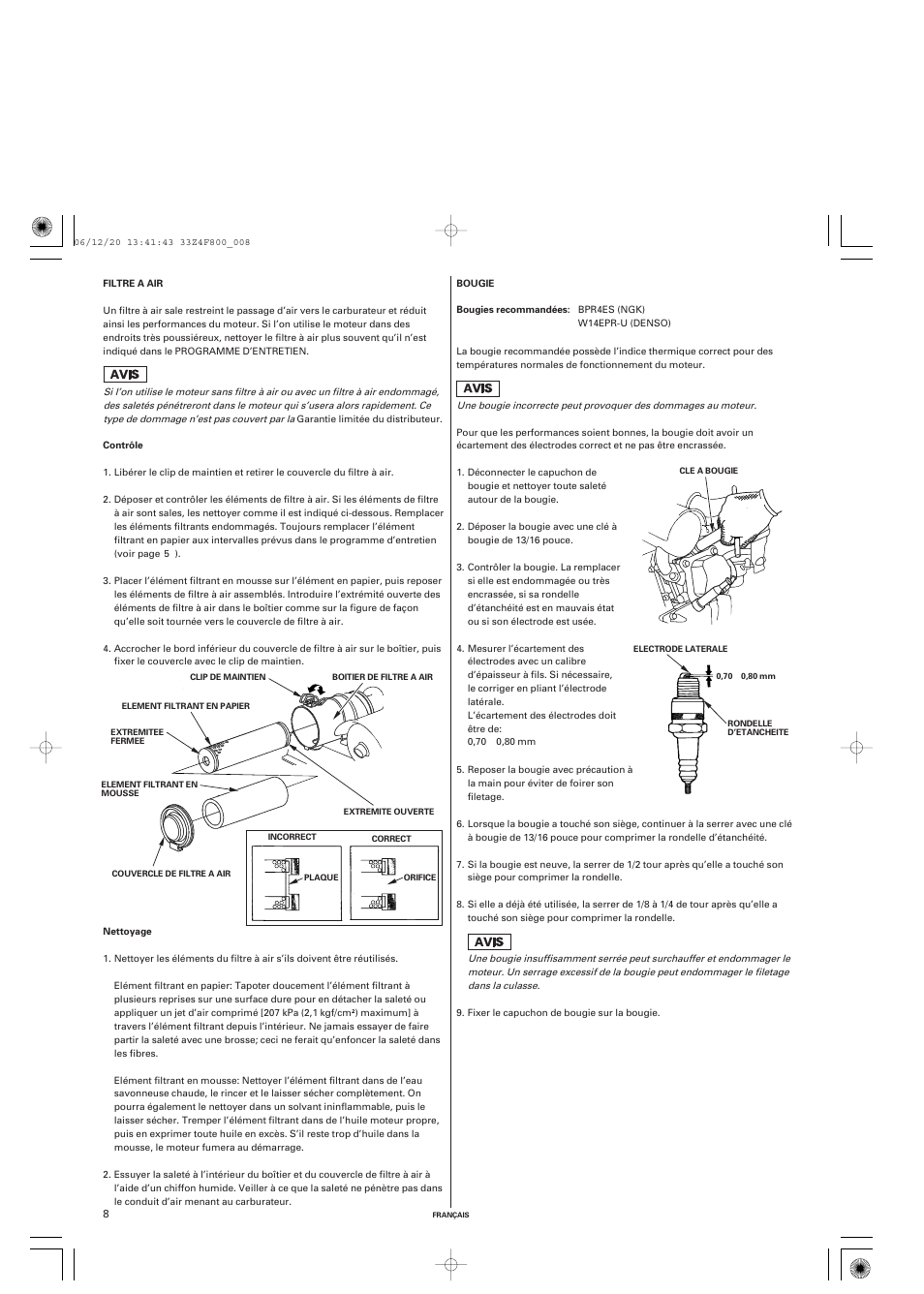 HONDA GX120 User Manual | Page 23 / 43