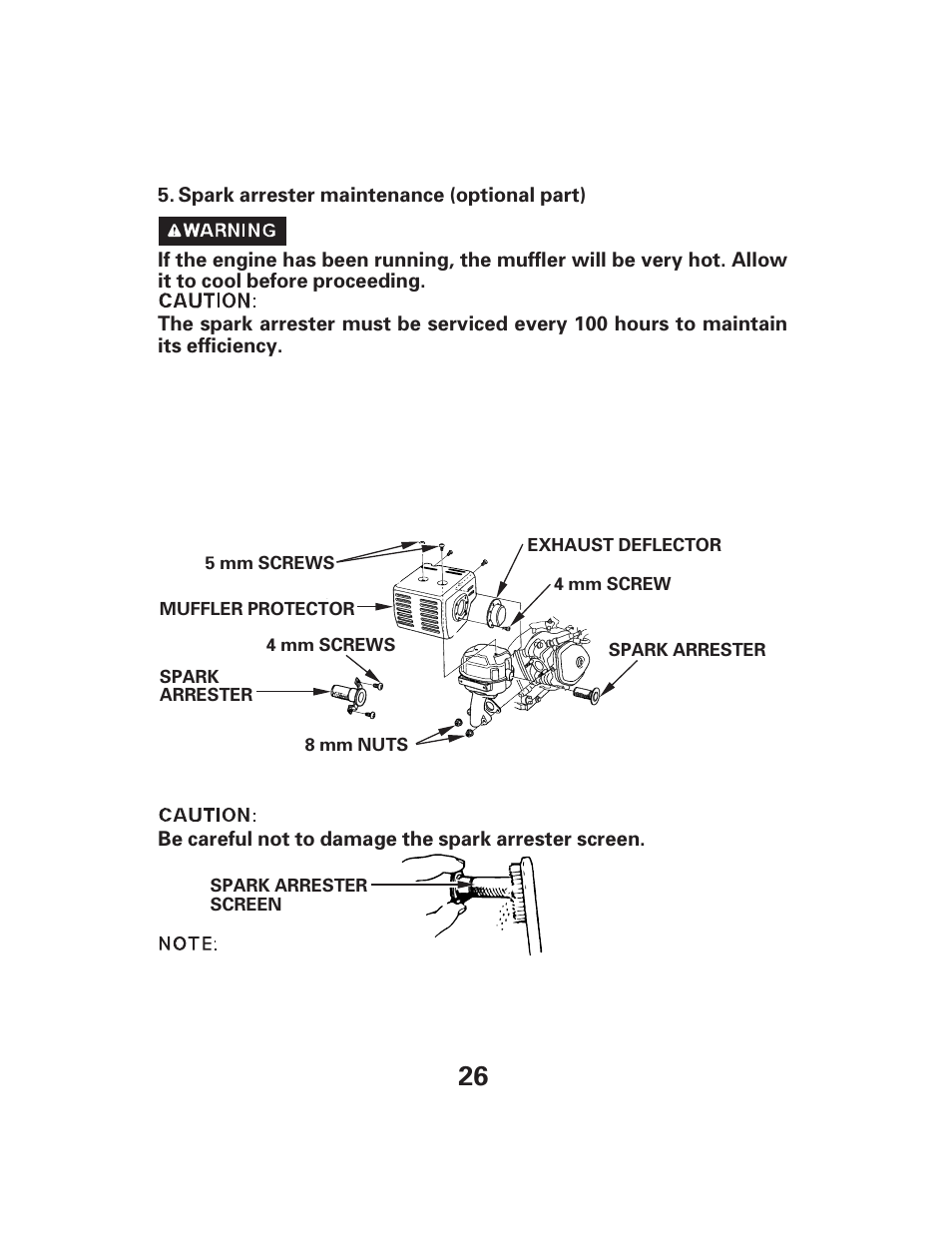 HONDA GX340 User Manual | Page 26 / 33