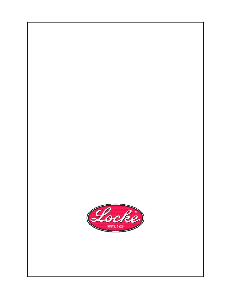 Locke turf | Locke C-125 User Manual | Page 16 / 16