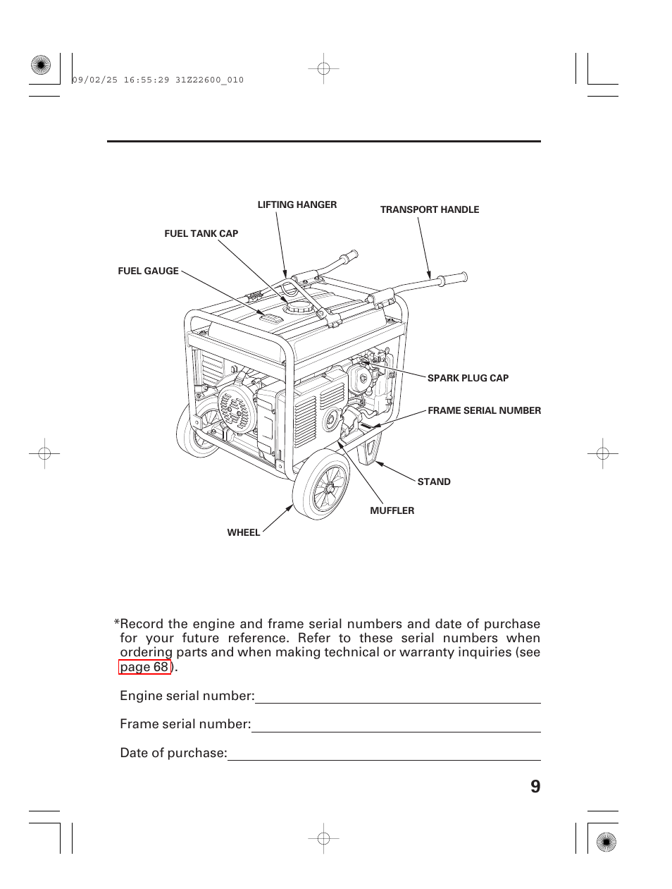 HONDA EB6500X User Manual | Page 11 / 75