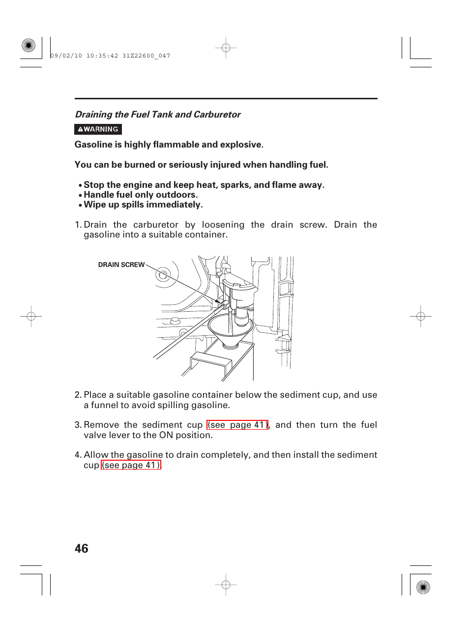 HONDA EB6500X User Manual | Page 48 / 75