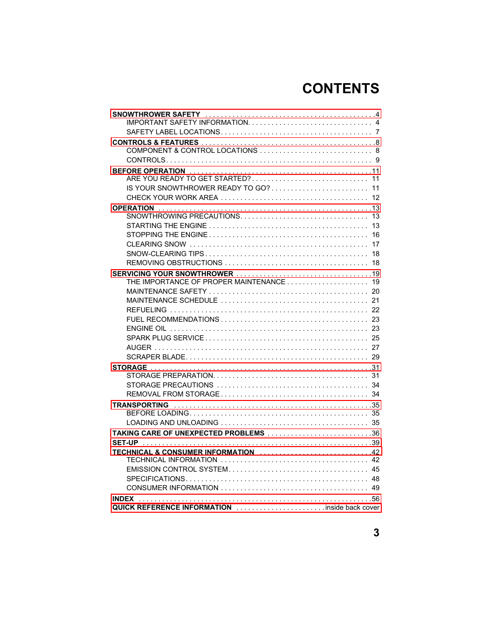 HONDA HS520AS User Manual | Page 5 / 62