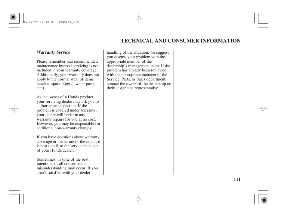 HONDA Outboard Motor BF115A User Manual | Page 113 / 130