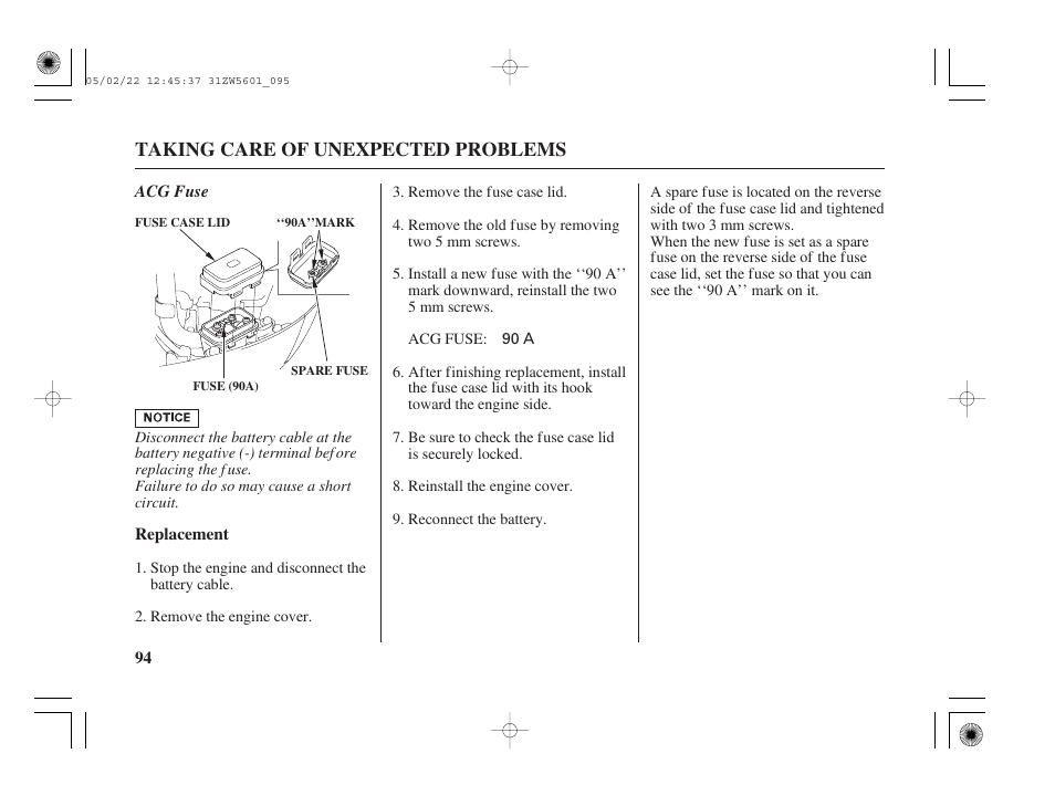 HONDA Outboard Motor BF115A User Manual | Page 96 / 130