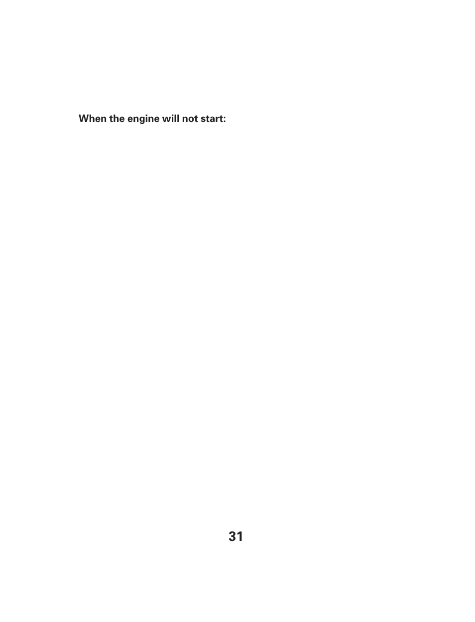 HONDA GX25 User Manual | Page 31 / 33