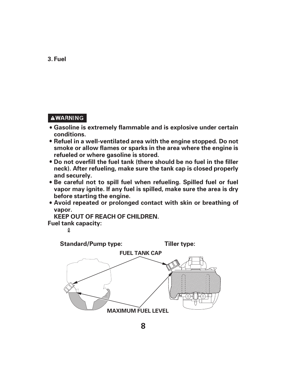 HONDA GX25 User Manual | Page 8 / 33