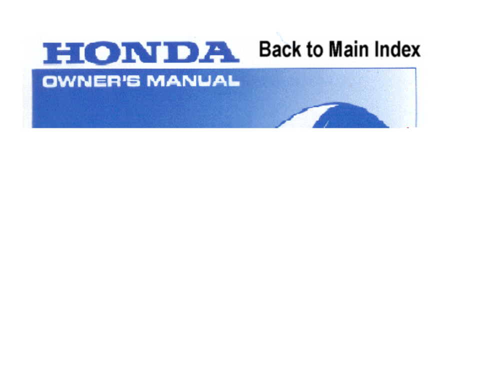 HONDA Motorcycle User Manual | 130 pages