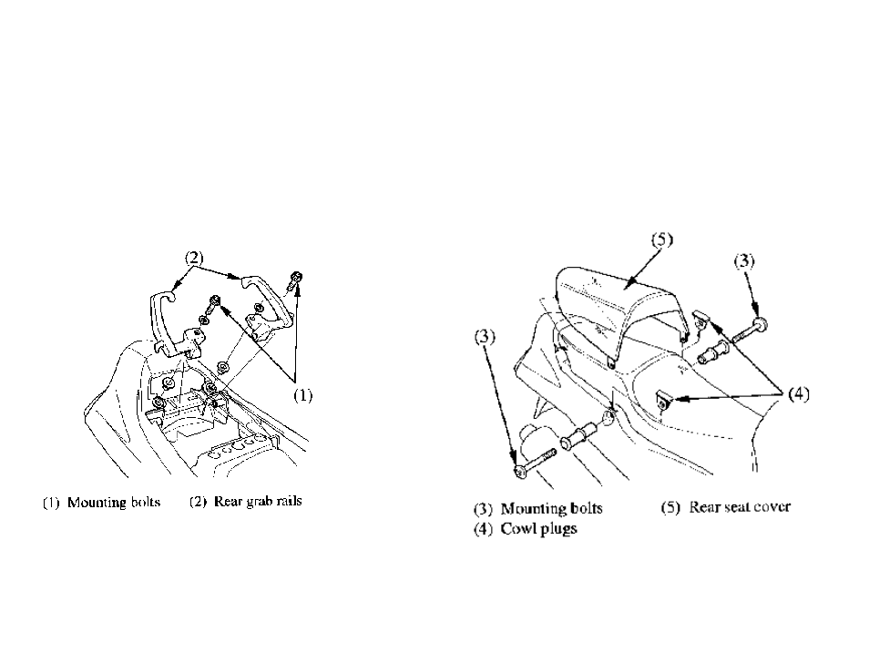 Rear seat cover, 48 rear seat cover | HONDA Motorcycle User Manual | Page 56 / 130