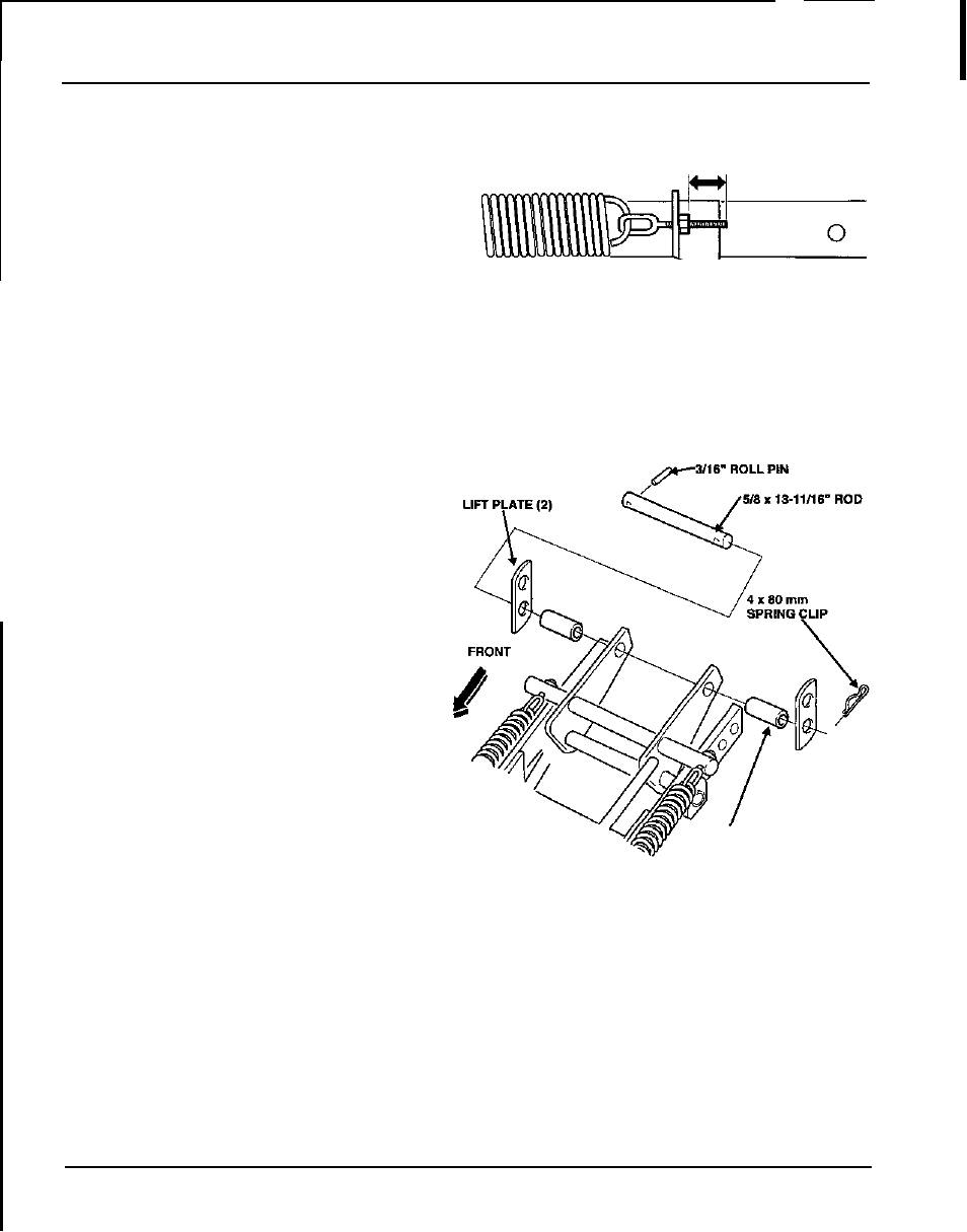 Adjust counterbalance springs, Install lift plates | HONDA SB 2040 User Manual | Page 13 / 48