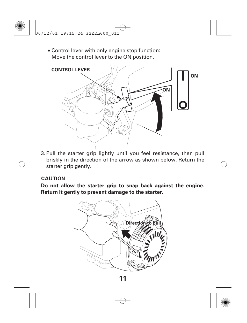 HONDA GC135E GC160E User Manual | Page 11 / 32