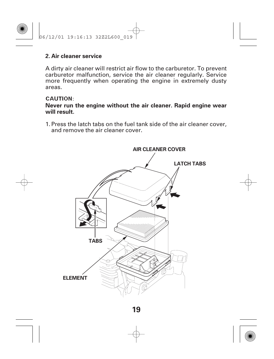 HONDA GC135E GC160E User Manual | Page 19 / 32