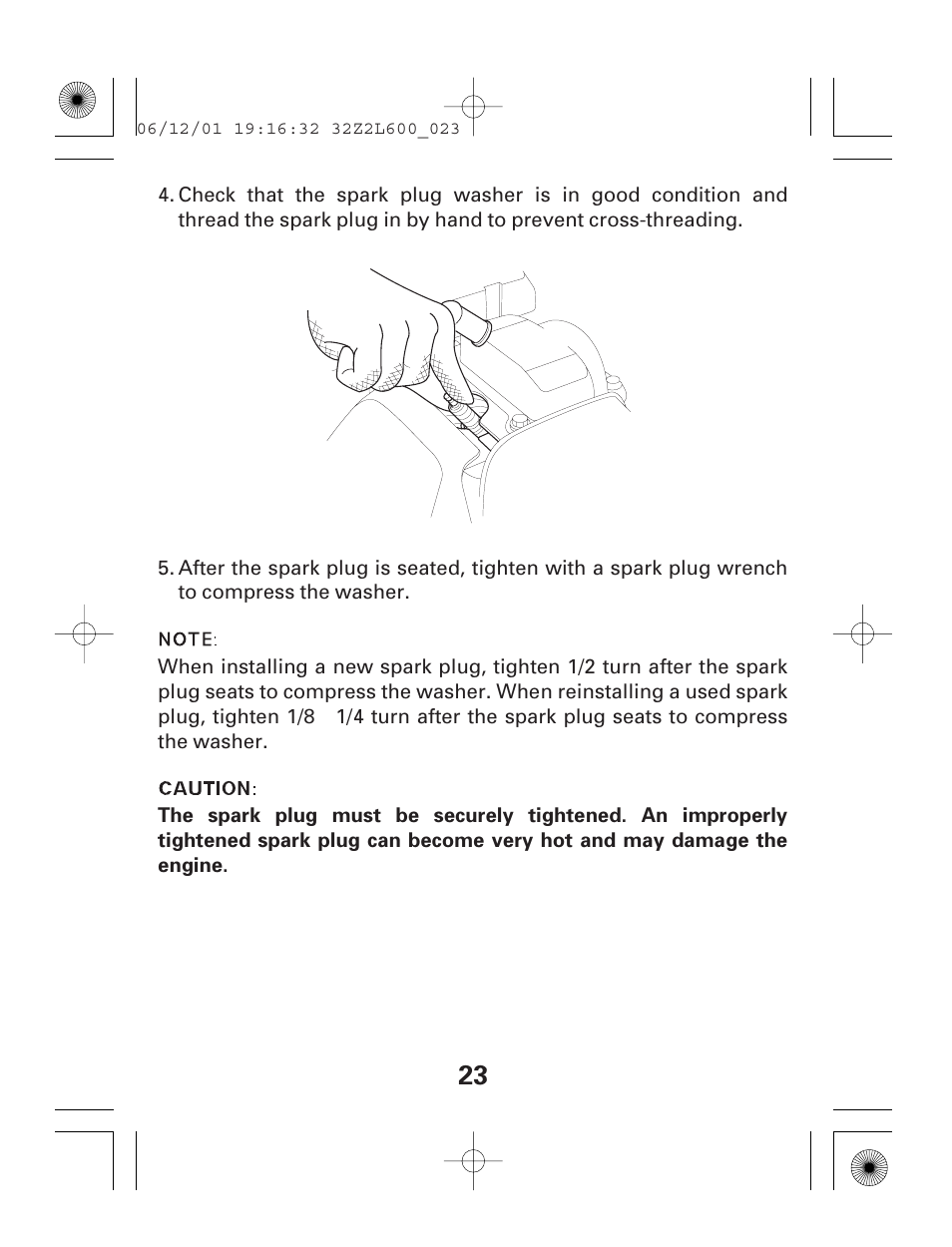 HONDA GC135E GC160E User Manual | Page 23 / 32