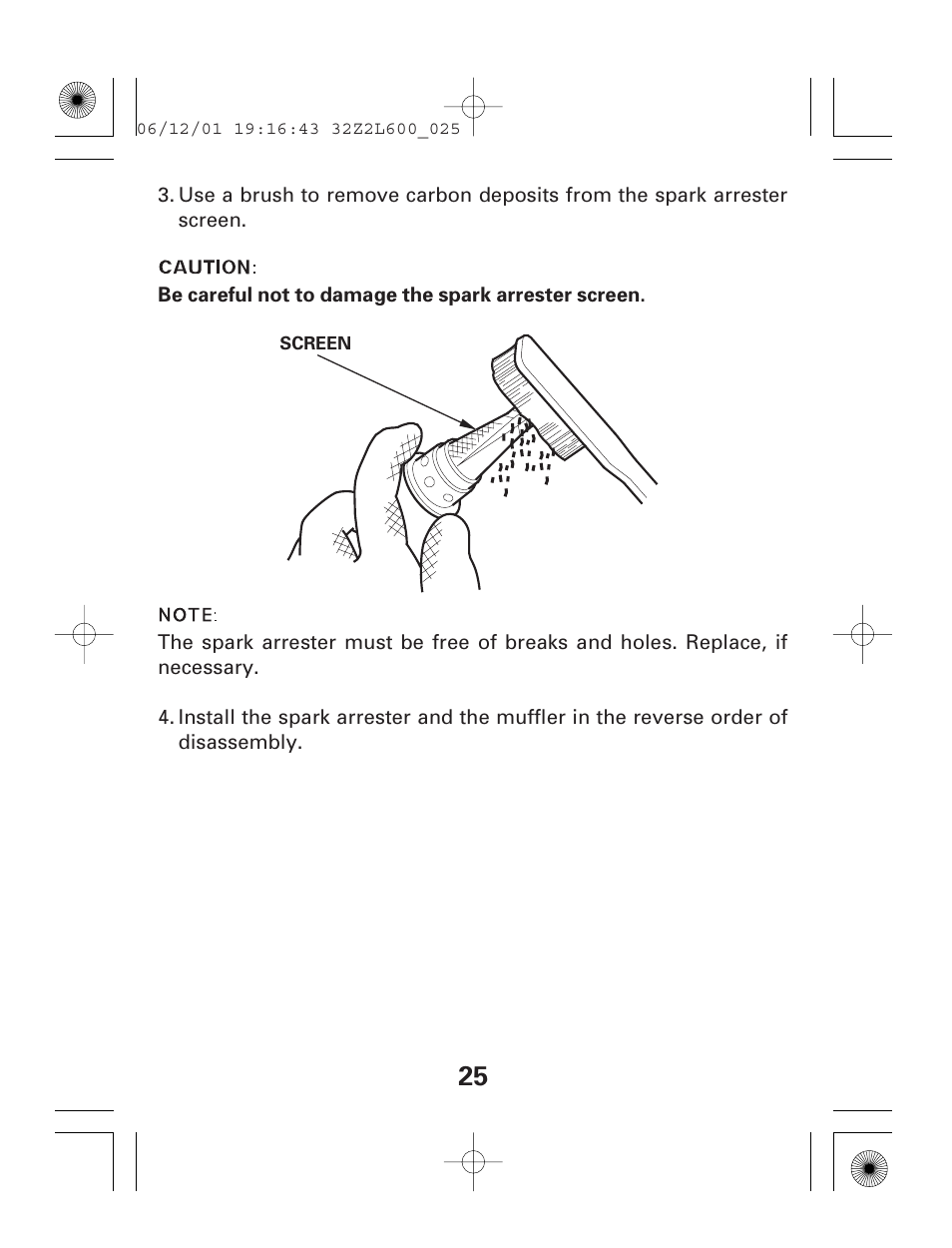 HONDA GC135E GC160E User Manual | Page 25 / 32