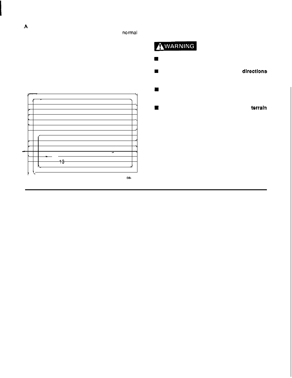 Uneven terrain | HONDA RM752A User Manual | Page 19 / 40