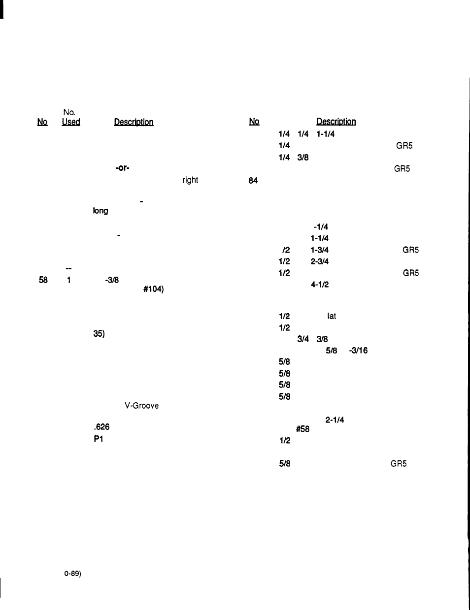 Mounting frame assembly | HONDA RM752A User Manual | Page 35 / 40