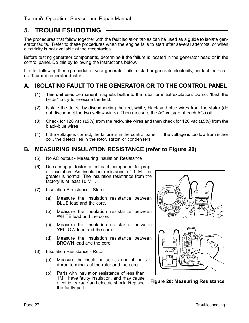 Troubleshooting | Tsurumi TPG-2900H-DX User Manual | Page 30 / 92