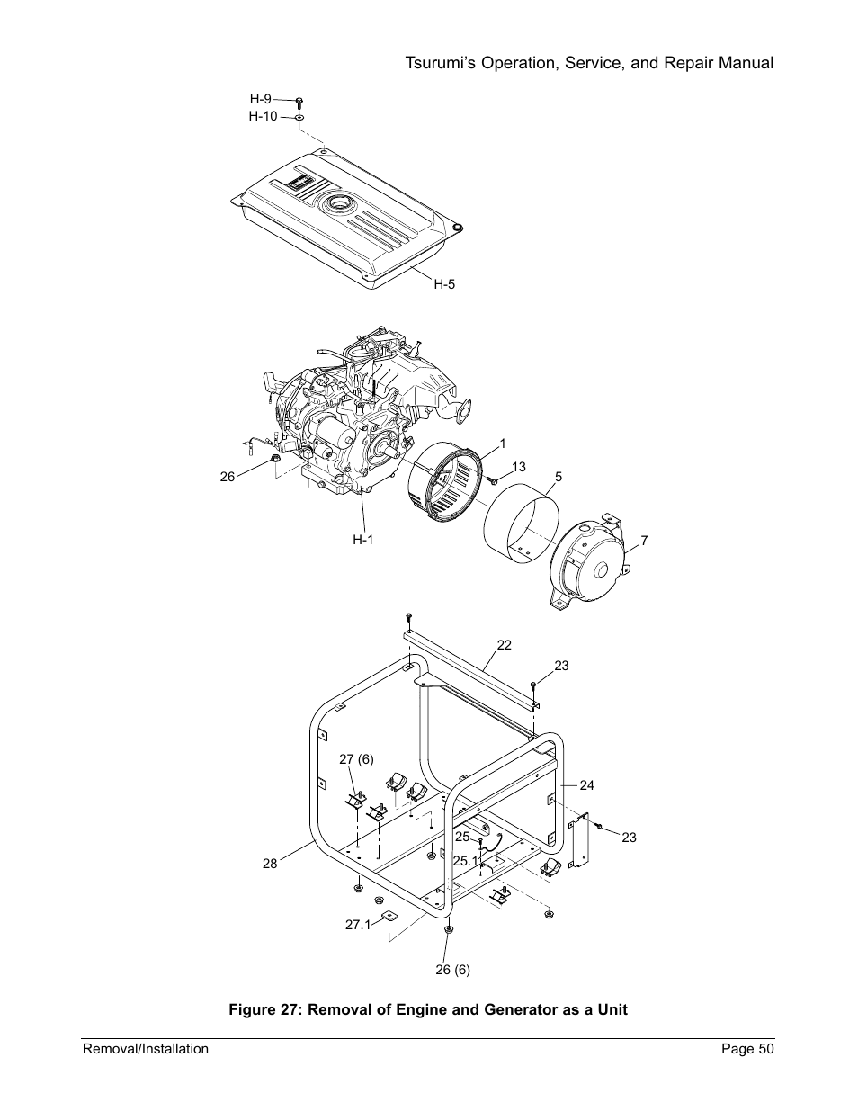 Tsurumi’s operation, service, and repair manual | Tsurumi TPG-2900H-DX User Manual | Page 53 / 92