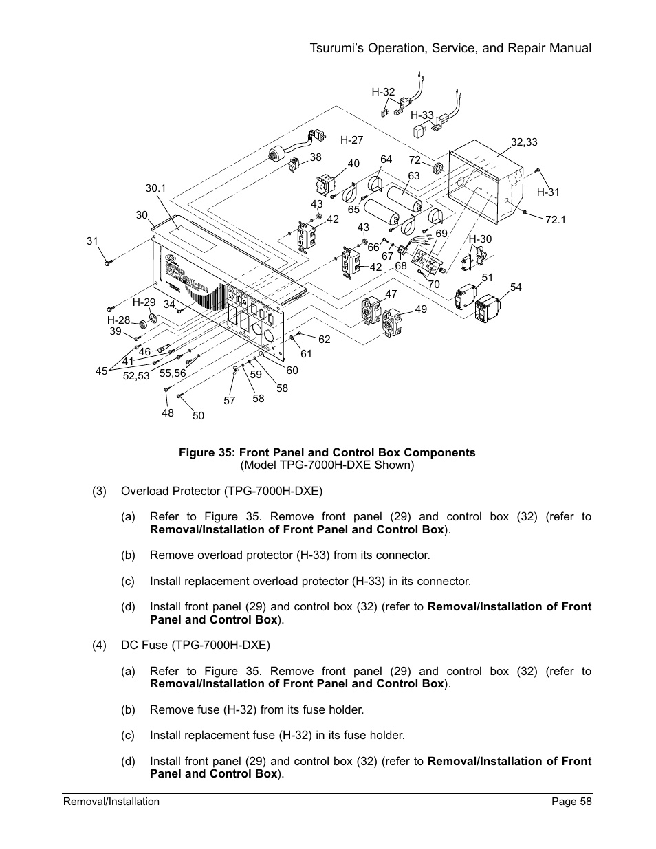 Tsurumi TPG-2900H-DX User Manual | Page 61 / 92