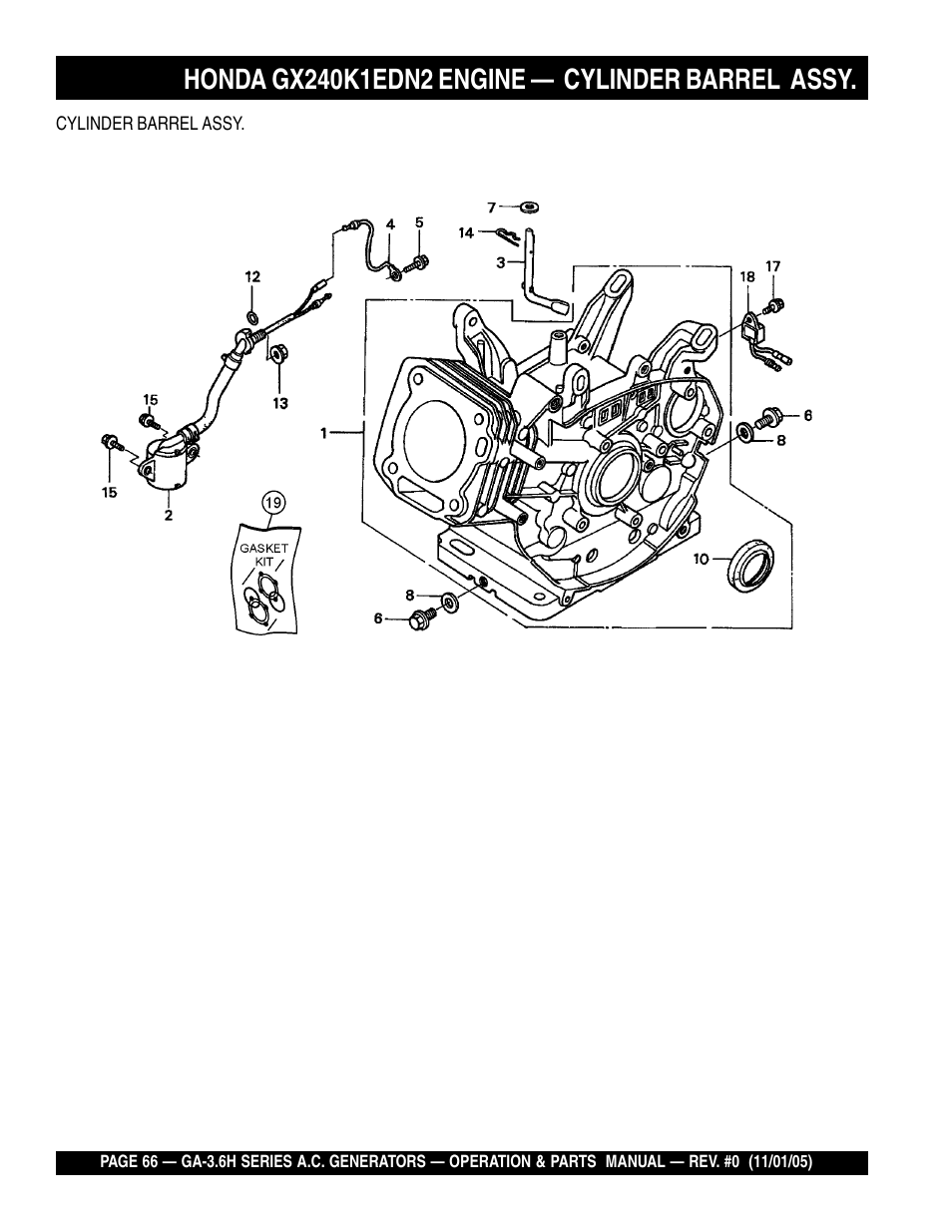 Multiquip GA3.6H Series User Manual | Page 66 / 86