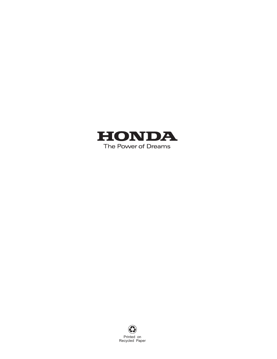 HONDA HS520A User Manual | Page 24 / 24