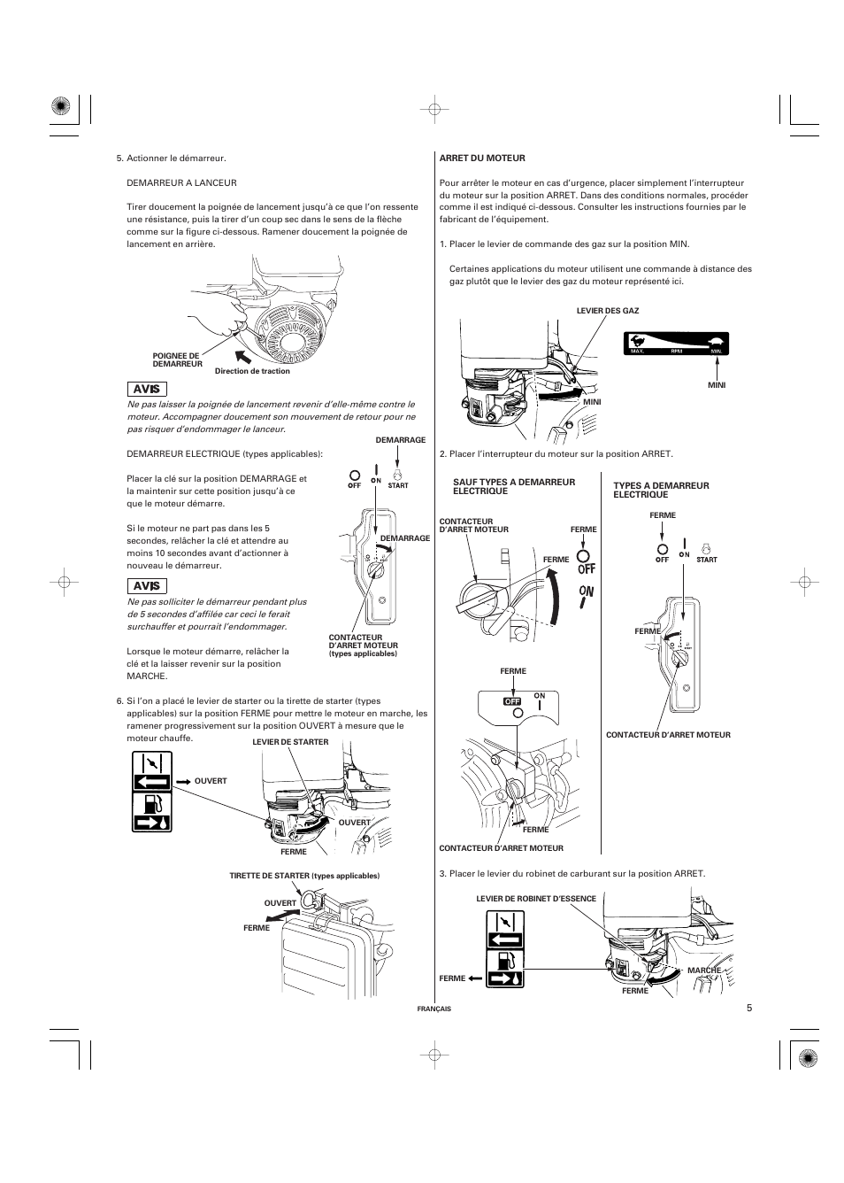 HONDA GX270 User Manual | Page 25 / 60