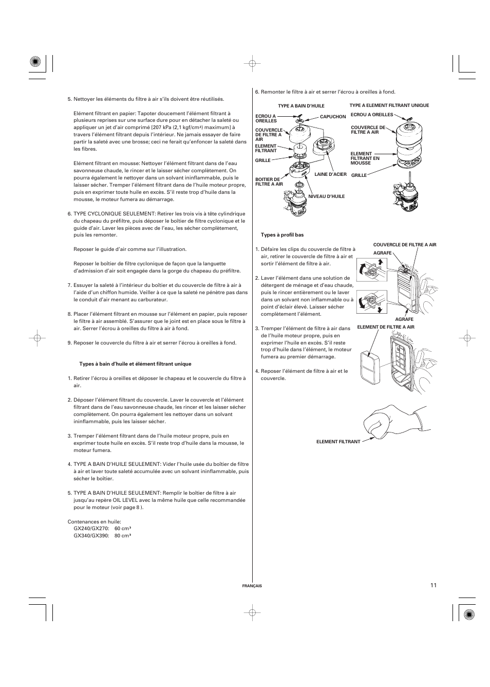 HONDA GX270 User Manual | Page 31 / 60