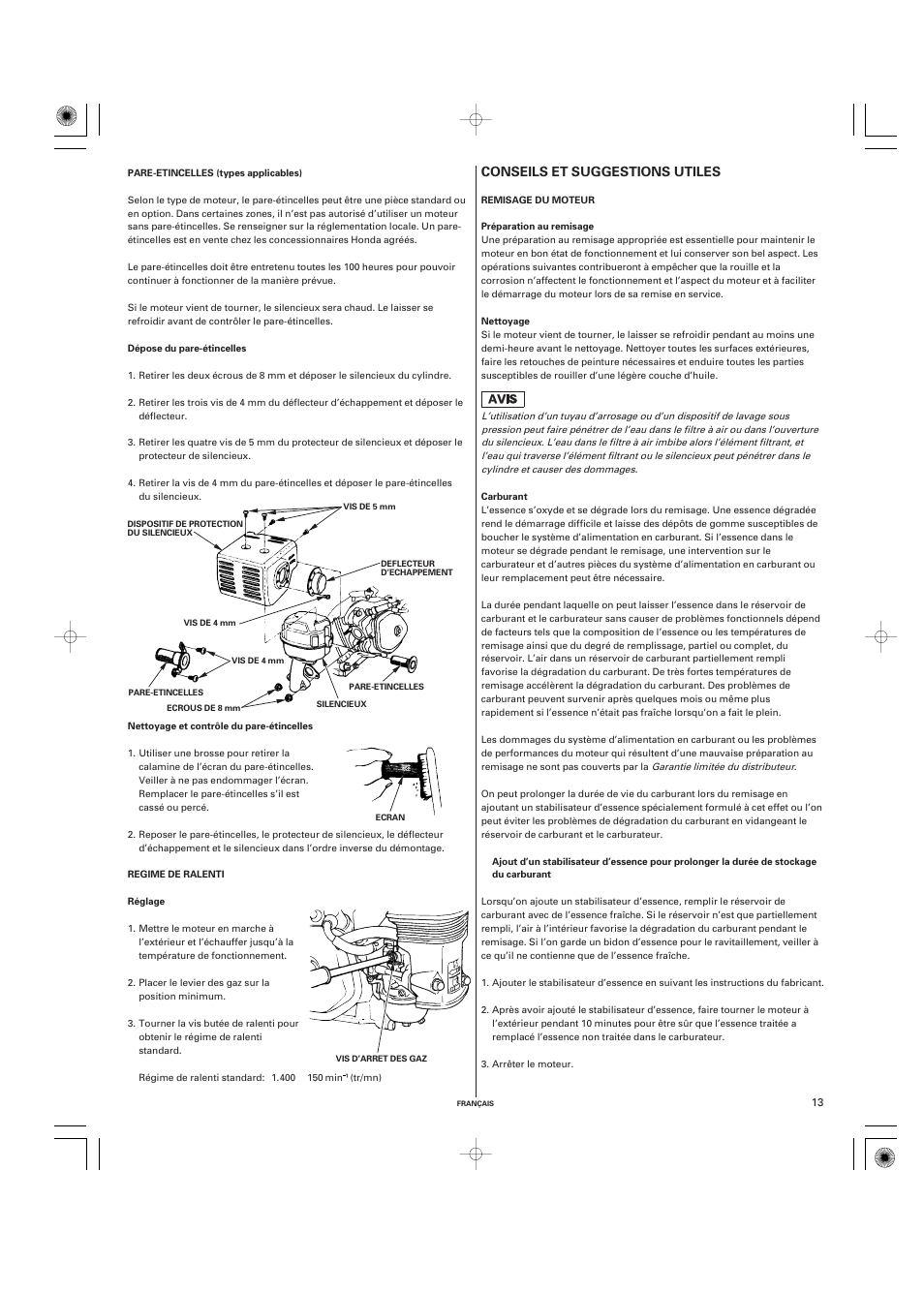 HONDA GX270 User Manual | Page 33 / 60
