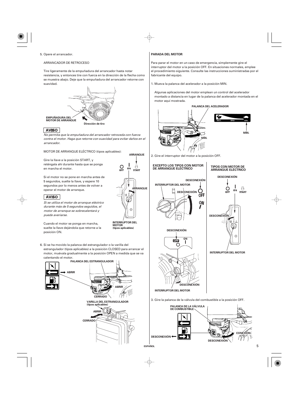 HONDA GX270 User Manual | Page 45 / 60