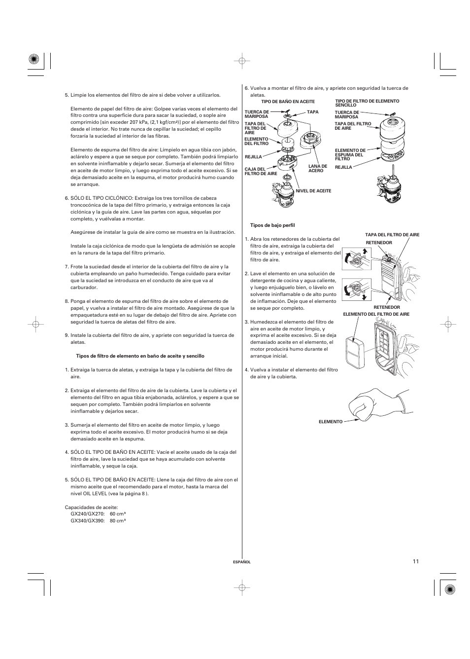 HONDA GX270 User Manual | Page 51 / 60