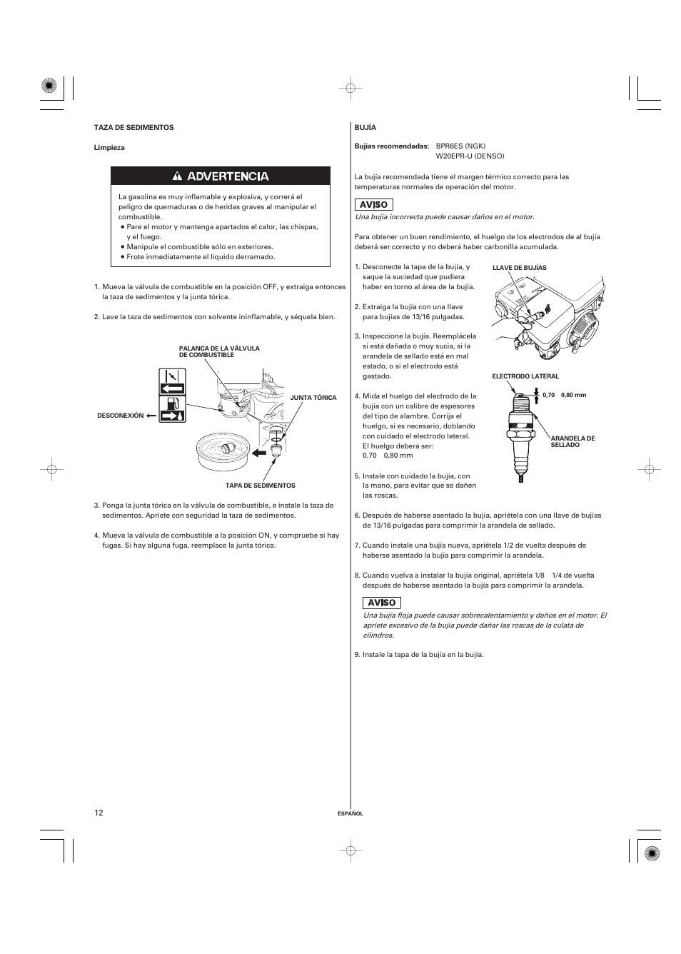 HONDA GX270 User Manual | Page 52 / 60