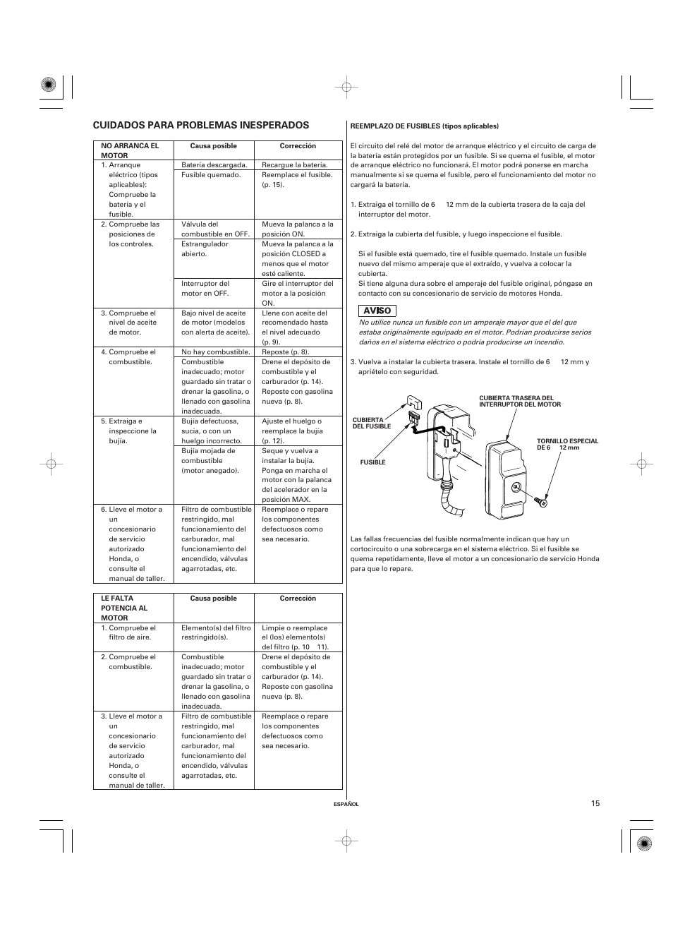 HONDA GX270 User Manual | Page 55 / 60