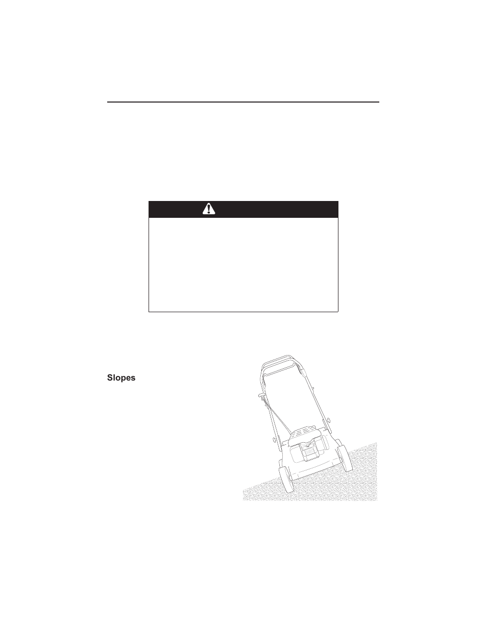 Safe mowing practices, Bwarning | HONDA HRR216S3DA User Manual | Page 24 / 66