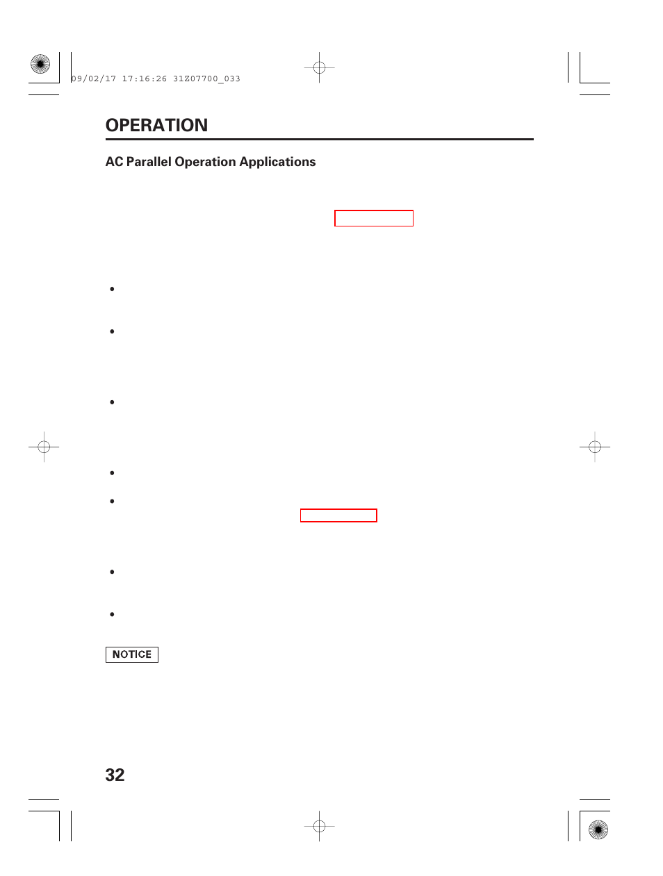 32 operation | HONDA GENERATOR EU2000i User Manual | Page 34 / 92