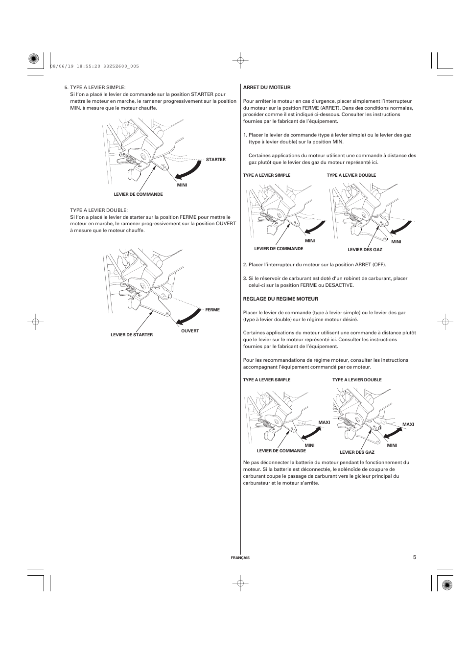 HONDA GXV520 User Manual | Page 25 / 58