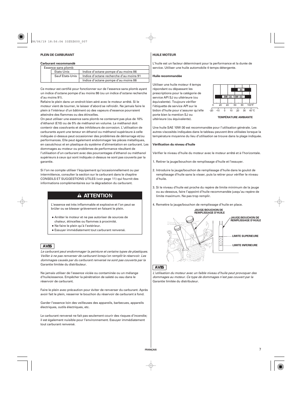 HONDA GXV520 User Manual | Page 27 / 58